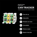 FIFO™ Can Tracker | 54 Standard 10 to 15 Oz Can Food Holder Home & Garden | Kitchen & Dining | Kitchen Tools & Utensils | Kitchen Organizers | Can Organizers VMInnovations 